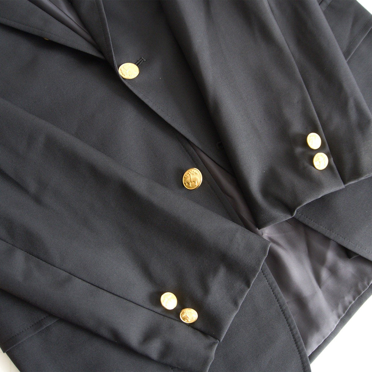 BROOKS BROTHERS Gold Button Navy Blazer Size 39REG