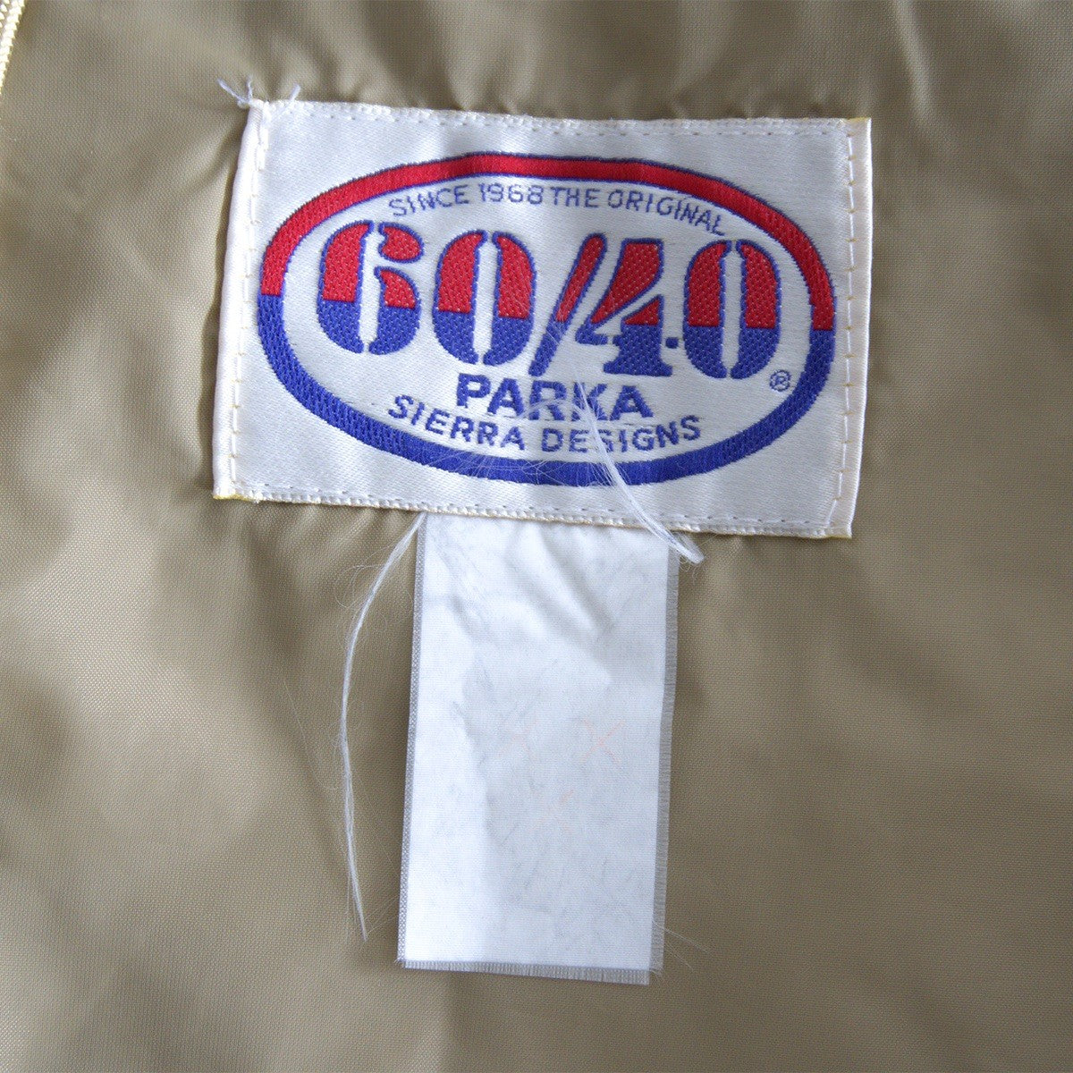 Sierra Designs USA Made 60/40 Mountain Parka Tan Size M