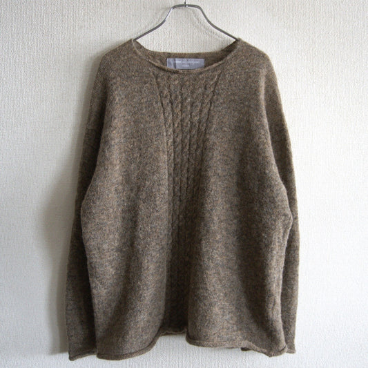 COMME des GARCONS HOMME 90s Wool Cable Knit Size L