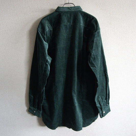 COMME des GARCONS SHIRT Corduroy Shirt Green Made in Size X