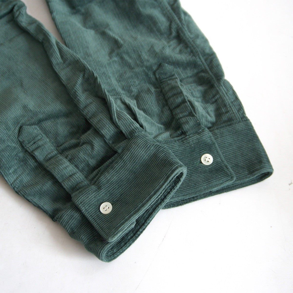 COMME des GARCONS SHIRT Corduroy Shirt Green Made in Size X