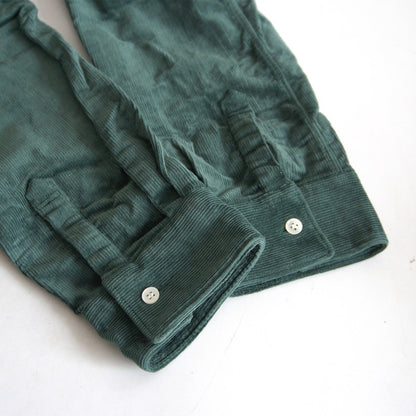 COMME des GARCONS SHIRT Corduroy Shirt Green Made in Size X