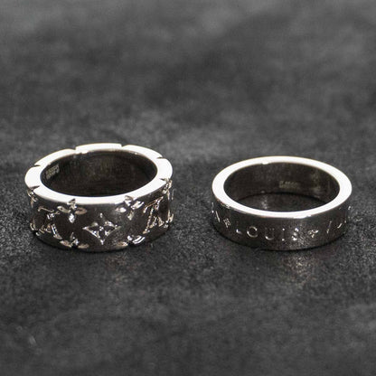 LOUIS VUITTON M1507MM LV Mosaic Set Ring Size ONE SIZE