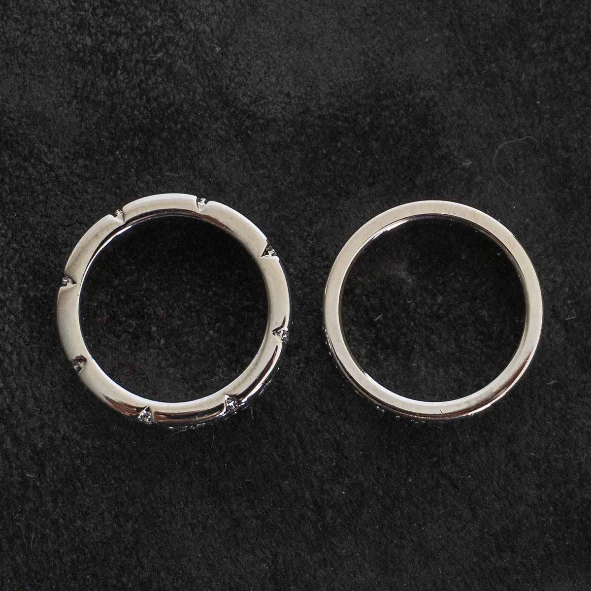 LOUIS VUITTON M1507MM LV Mosaic Set Ring Size ONE SIZE