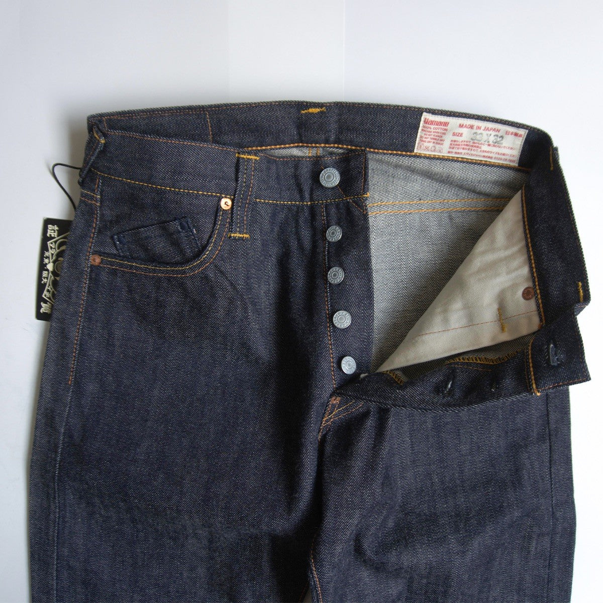 EVISU Lot. 2000T Dark Indigo Denim Jeans Size 33×32