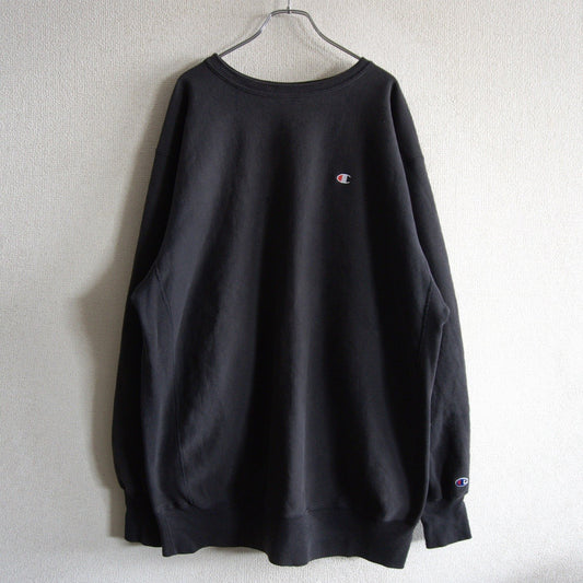 CHAMPION 90s Reverse Weave Black USA Sweatshirt Size XXL