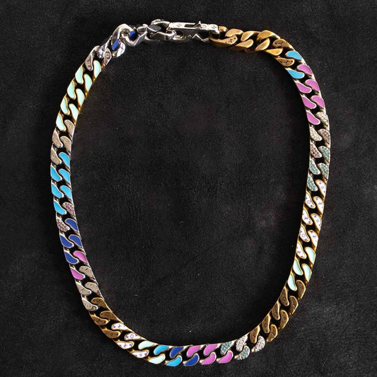 LOUIS VUITTON Monogram Collier Chain Necklace Size ONE SIZE