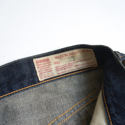 EVISU 7001 Big Seagull Dark Indigo Short Denim Pants Size 38