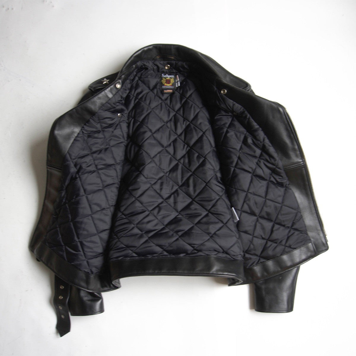 SCHOTT 613UST One Star Double Rider Leather Size 44TALL