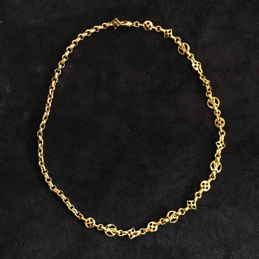 LOUIS VUITTON Collier Crazy In Lock Necklace Size ONE SIZE