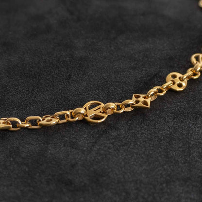 LOUIS VUITTON Collier Crazy In Lock Necklace Size ONE SIZE