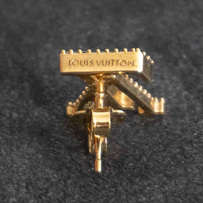 LOUIS VUITTON Iconic Strass Earrings M00609 Size ONE SIZE