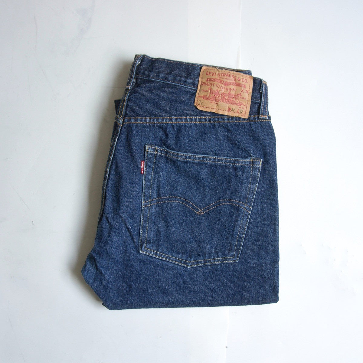 LEVI'S VINTAGE CLOTHING 66501 501XX Big E Made in Size 32×32