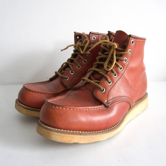 REDWING 90s Dog Tag 875 Irish Setter Moc Toe Boots Size 7.5