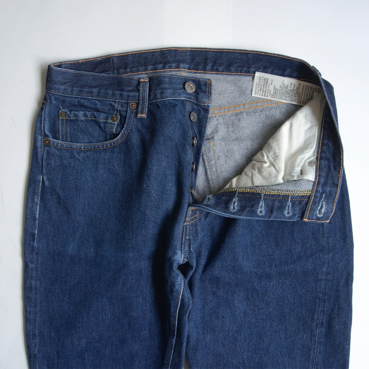 LEVI'S VINTAGE CLOTHING 66501 501XX Big E Made in Size 32×32