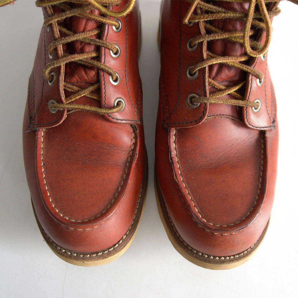 REDWING 90s Dog Tag 875 Irish Setter Moc Toe Boots Size 7.5