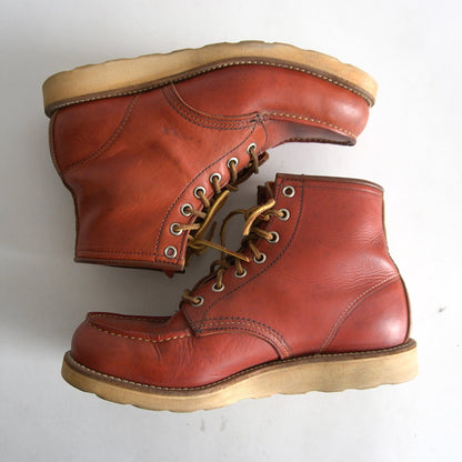 REDWING 90s Dog Tag 875 Irish Setter Moc Toe Boots Size 7.5