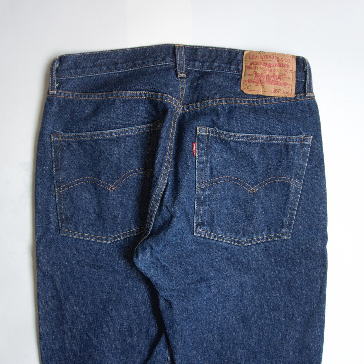 LEVI'S VINTAGE CLOTHING 66501 501XX Big E Made in Size 32×32