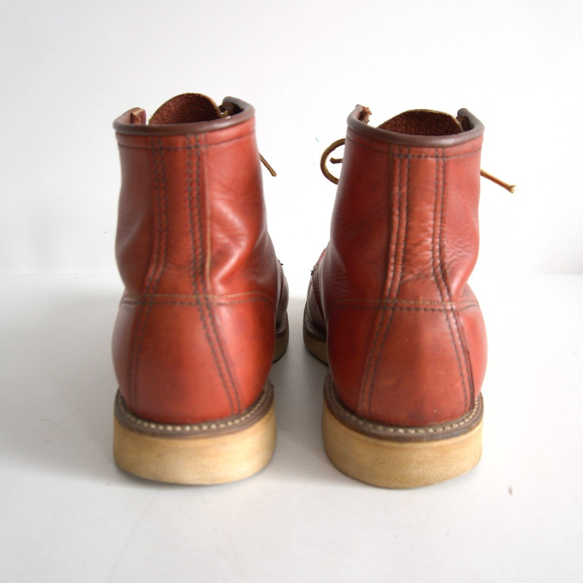 REDWING 90s Dog Tag 875 Irish Setter Moc Toe Boots Size 7.5
