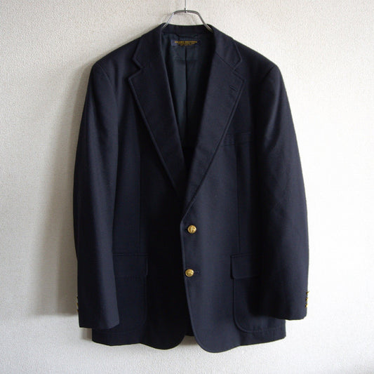BROOKS BROTHERS Gold Button Navy Blazer Size YA8
