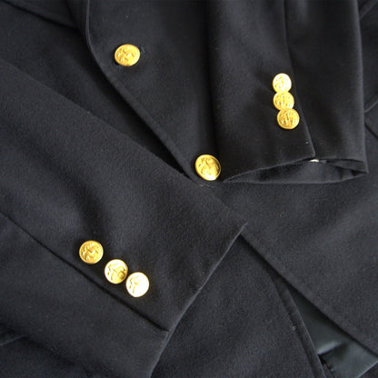 BROOKS BROTHERS Gold Button Navy Blazer Size YA8