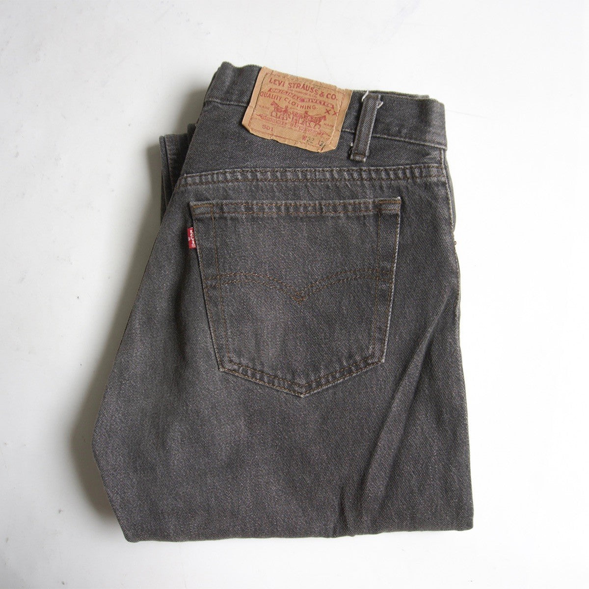 LEVI'S 80s 501 Black Denim Jeans Made in USA Size Size 32×34