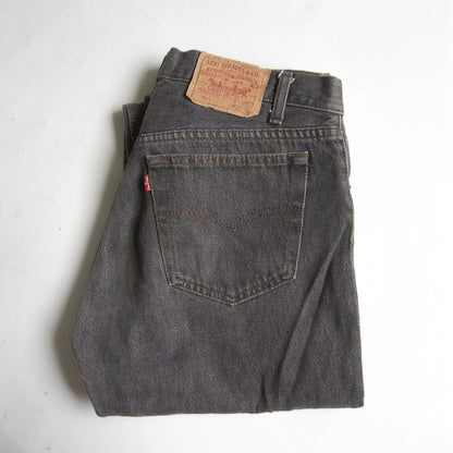 LEVI'S 80s 501 Black Denim Jeans Made in USA Size Size 32×34