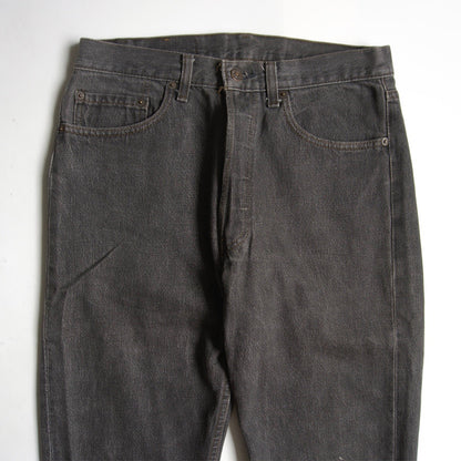 LEVI'S 80s 501 Black Denim Jeans Made in USA Size Size 32×34
