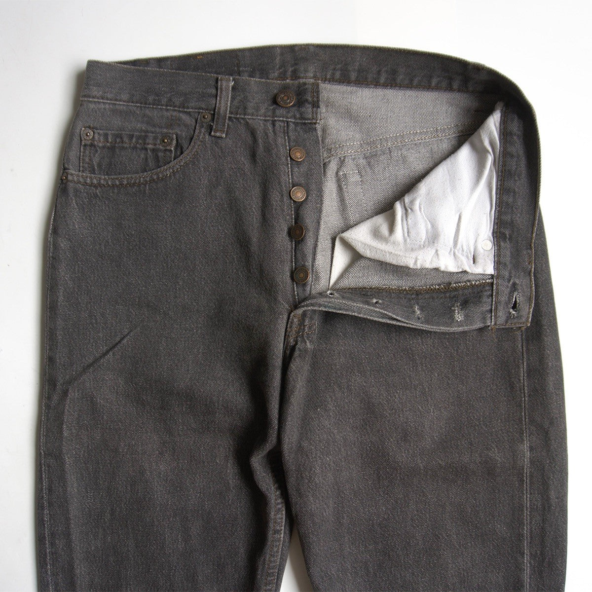 LEVI'S 80s 501 Black Denim Jeans Made in USA Size Size 32×34