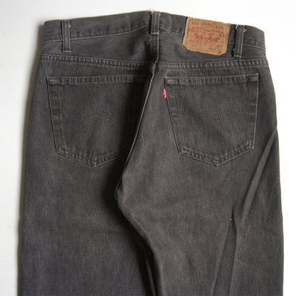 LEVI'S 80s 501 Black Denim Jeans Made in USA Size Size 32×34
