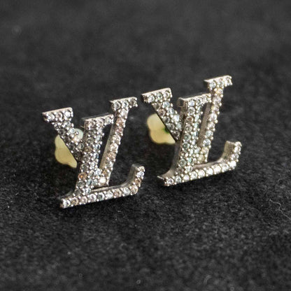 LOUIS VUITTON Iconic Strass Earrings M00608 Size ONE SIZE