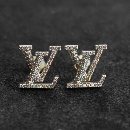LOUIS VUITTON Iconic Strass Earrings M00608 Size ONE SIZE