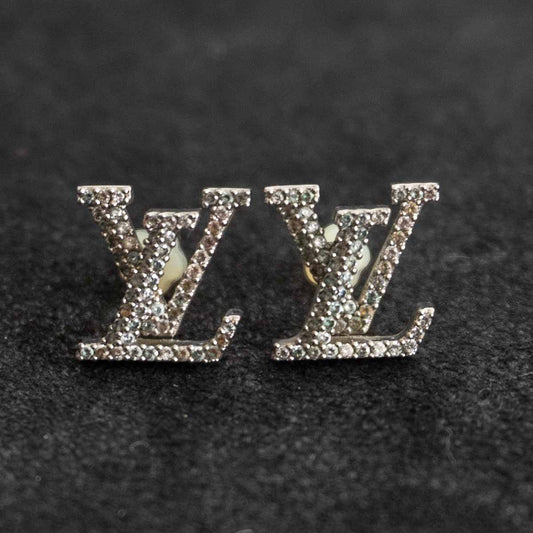 LOUIS VUITTON Iconic Strass Earrings M00608 Size ONE SIZE