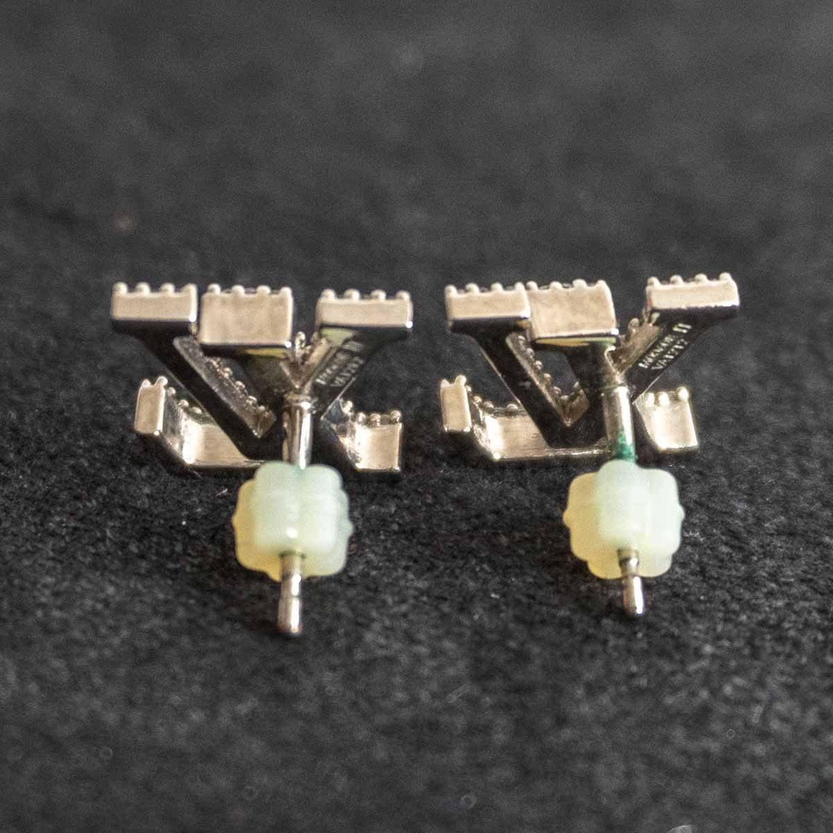 LOUIS VUITTON Iconic Strass Earrings M00608 Size ONE SIZE