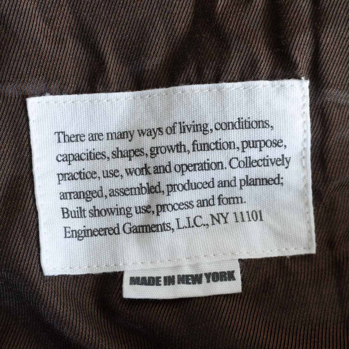 Engineered Garments Andover Corduroy Jacket Brown Size S