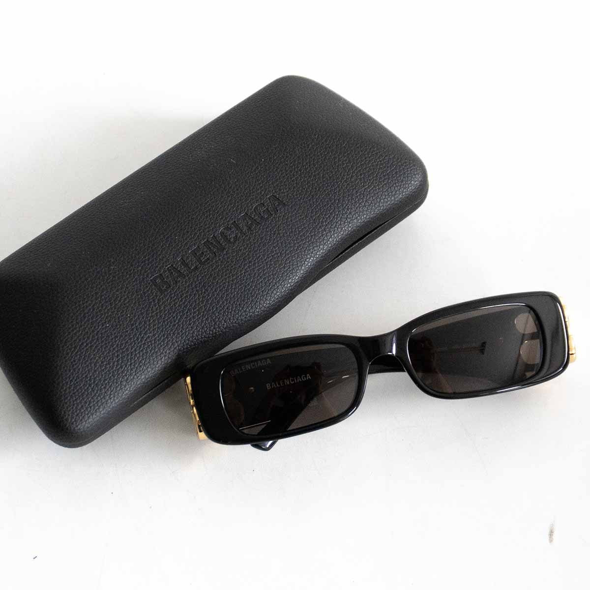 BALENCIAGA Dynasty Rectangle Sunglasses Size ONE SIZE