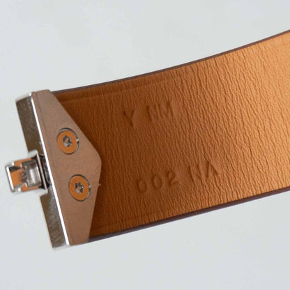 HERMES Super H Leather Bracelet Size ONE SIZE