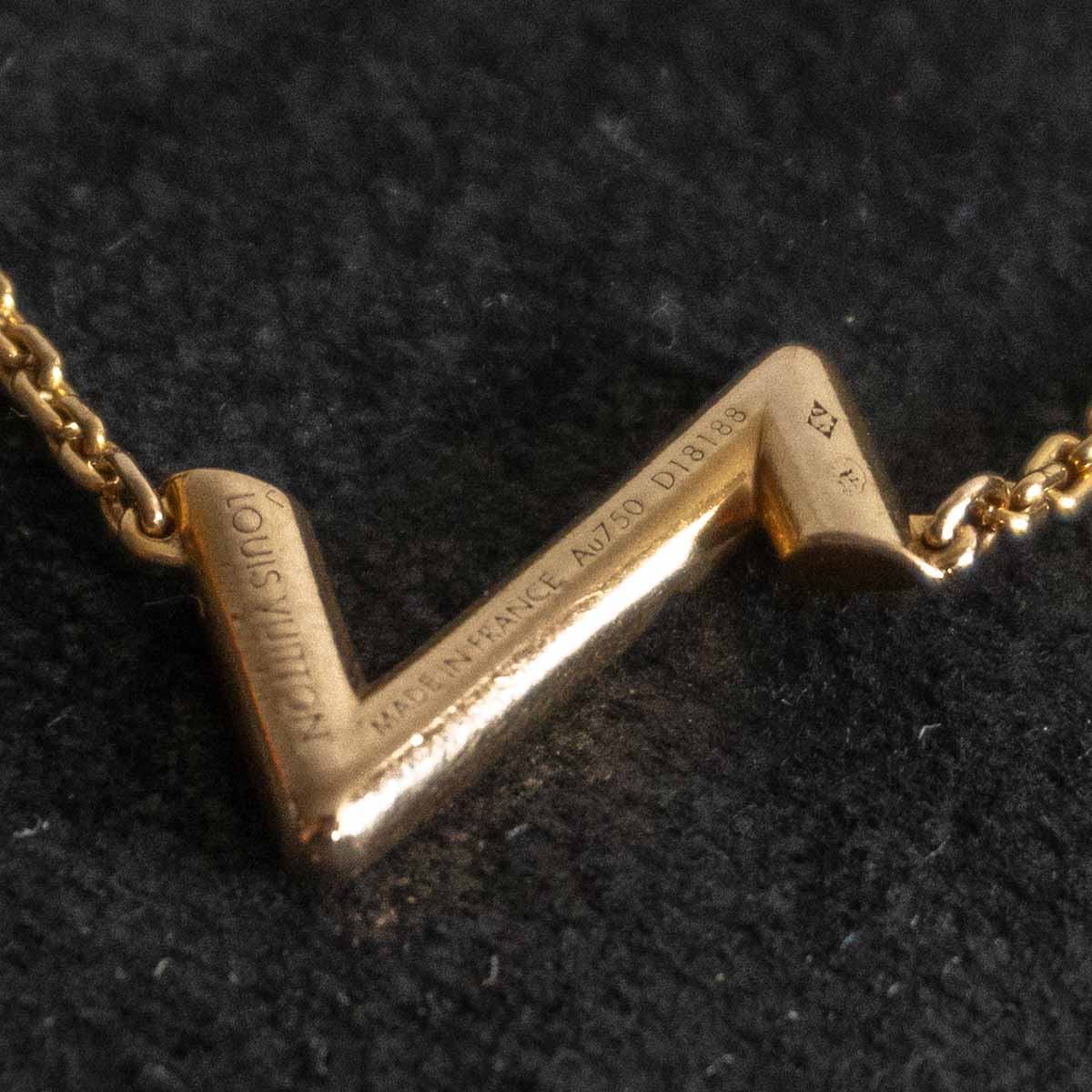 LOUIS VUITTON LV Volt Upside Down Bracelet 18K Gold