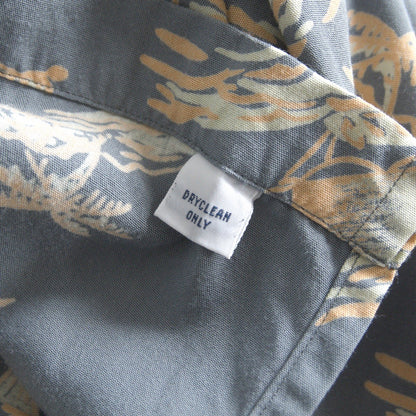 POLO RALPH LAUREN CALDWELL Rayon Open Collar Shirt Size XL