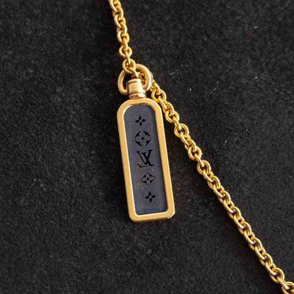LOUIS VUITTON Legaston Tag Set Pendant Necklace
