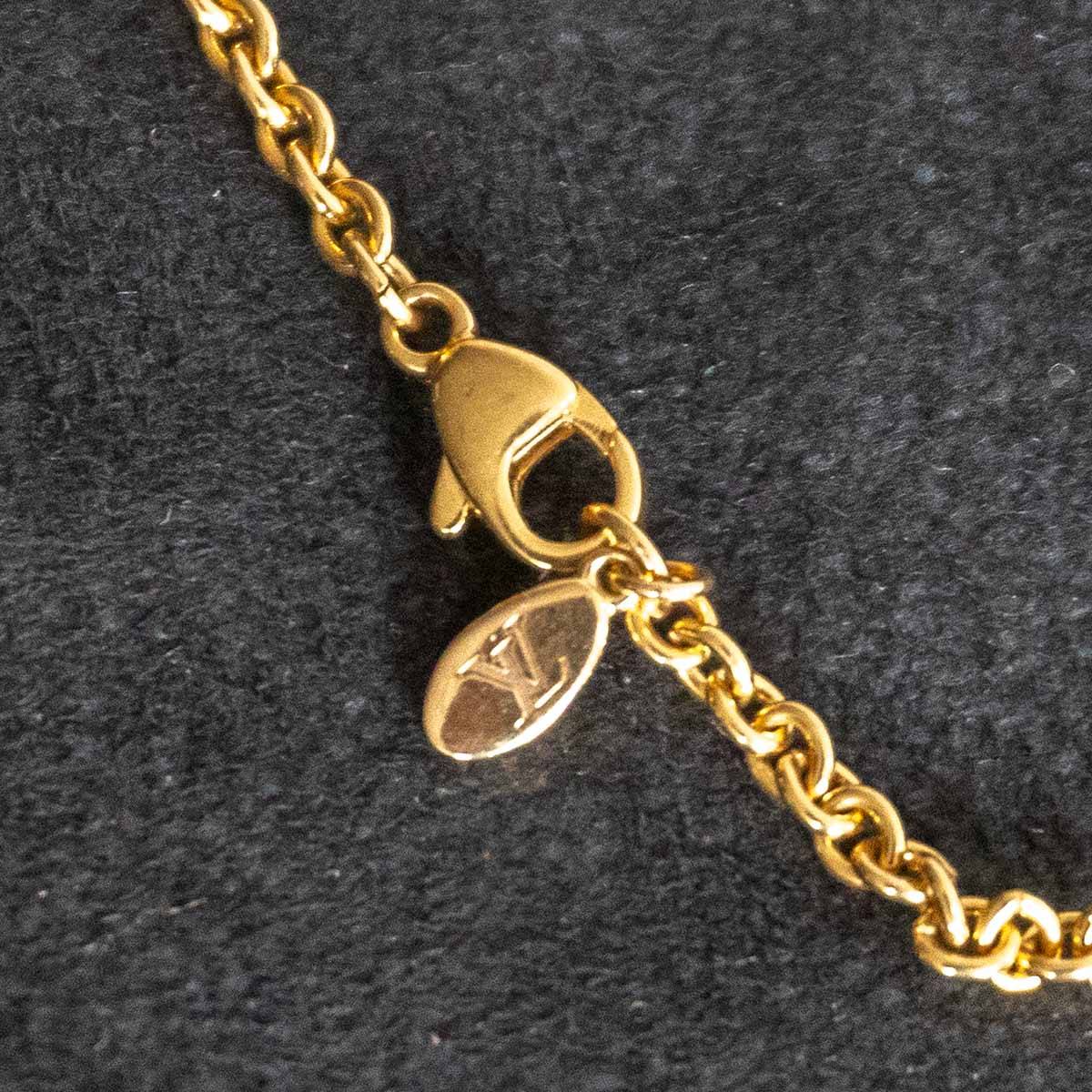 LOUIS VUITTON Legaston Tag Set Pendant Necklace