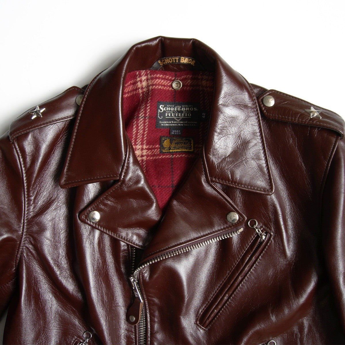 SCHOTT 613SJH Special Horsehide Onestar Riders Jkt Size XS