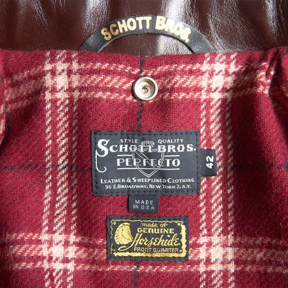 SCHOTT 613SJH Special Horsehide Onestar Riders Jkt Size XS