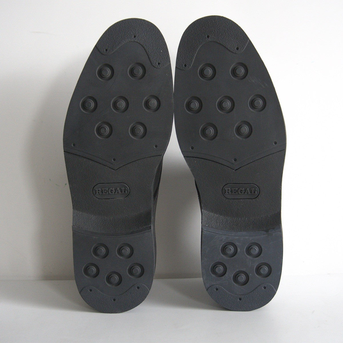 REGAL Monk Strap Leather Shoes Black Size 7