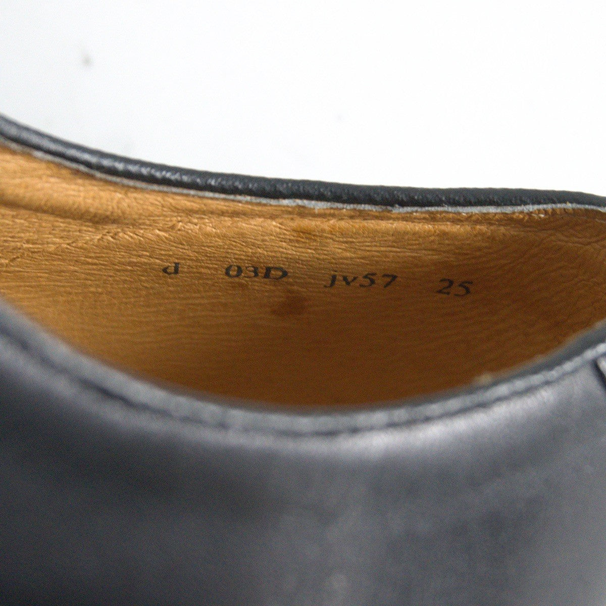 REGAL Monk Strap Leather Shoes Black Size 7