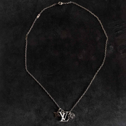 LOUIS VUITTON M00317 LV Initial Pendant Necklace
