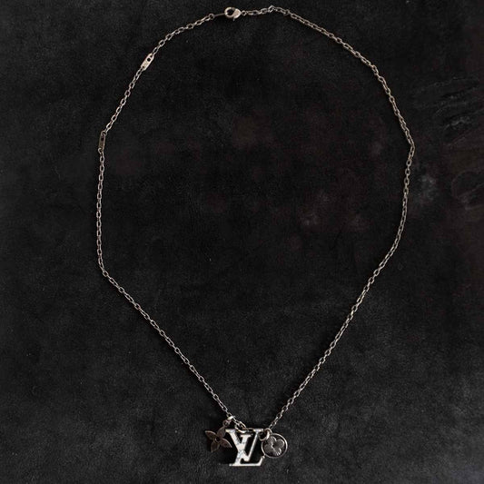 LOUIS VUITTON M00317 LV Initial Pendant Necklace
