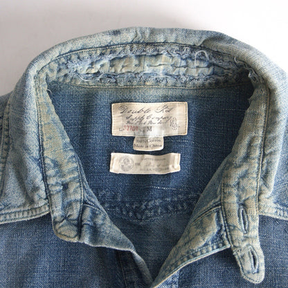 Free&Easy RRL Boro Repaired Pullover Shirt Size M