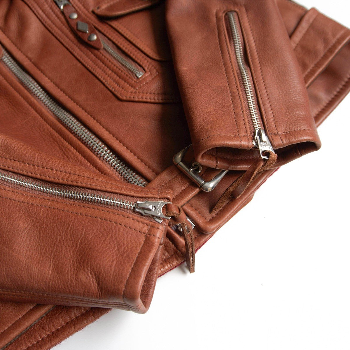 SCHOTT 528US NEW NAKED D-Pocket Double Rider Jacket Size XS