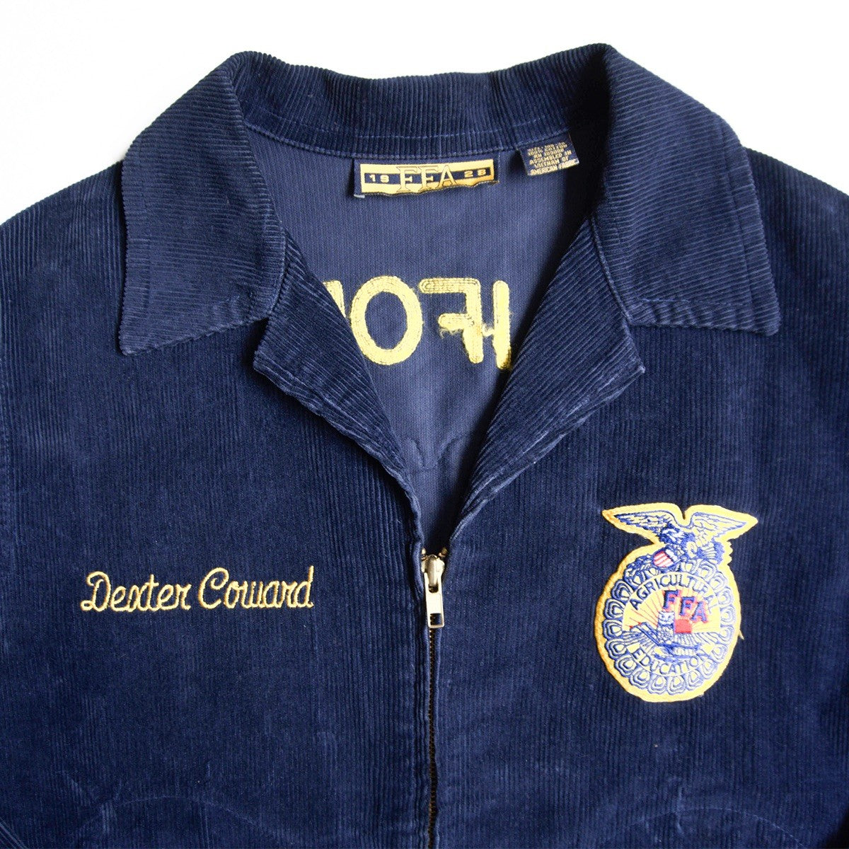 FFA California Corduroy Embroidered Work Jacket Size 38